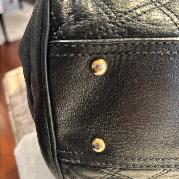 Marc Jacobs Black Quilted Shoulder Bag with matching wallet - Picture 7 of 13